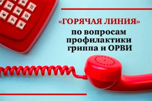 О работе «горячей линии» по профилактике гриппа и ОРВИ.